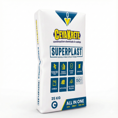 SUPERPLAST - ALL IN ONE - SAND + CEMENT + SKIM COAT - 25KG